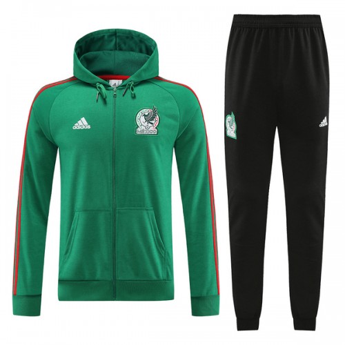 Mexiko Hooded Trainingsjacke 2022-23 Grüne Mexiko Hooded Trainingsjacke 2022-23 Grüne